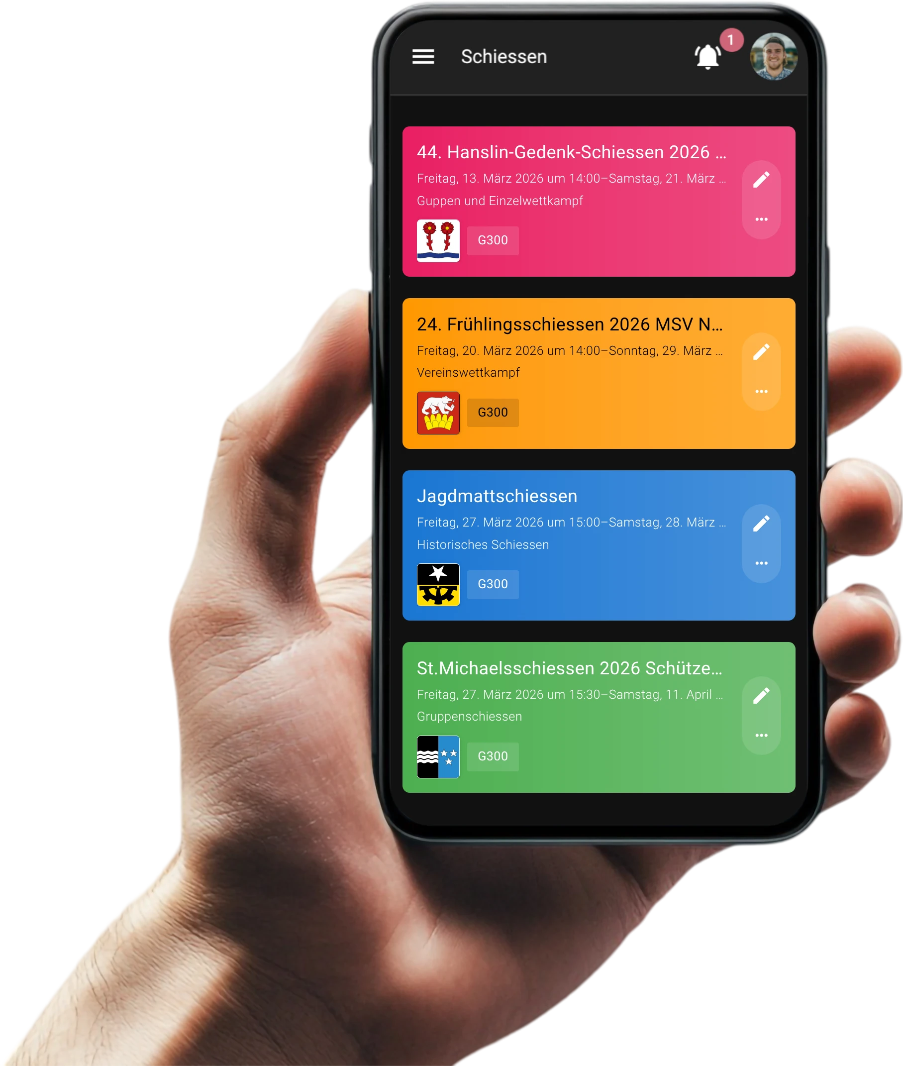 Marksmen App auf dem Smartphone